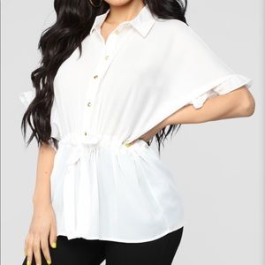 Fashion Nova Ivory top